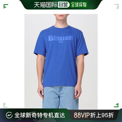 香港直邮潮奢 Blauer 男士 men  T恤 24SBLUH02142004547