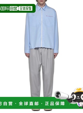 香港直邮MARNI 男士衬衫 CUMU0297P0USCT88L2B50 CO 蓝色