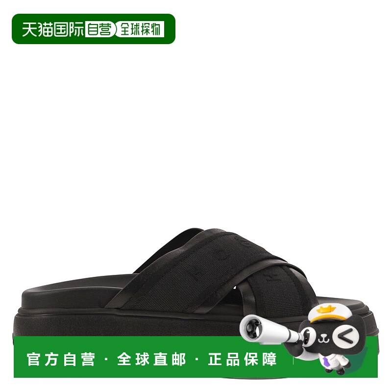 1h可退 香港直邮Hogan 女士 厚底拖鞋 HXW6800FO10LE9 black黑色