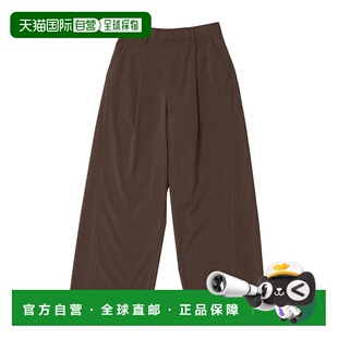 裤 1h可退 侧缝斜线 高腰阔腿西装 女士 日本直邮CONVERSE TOKYO