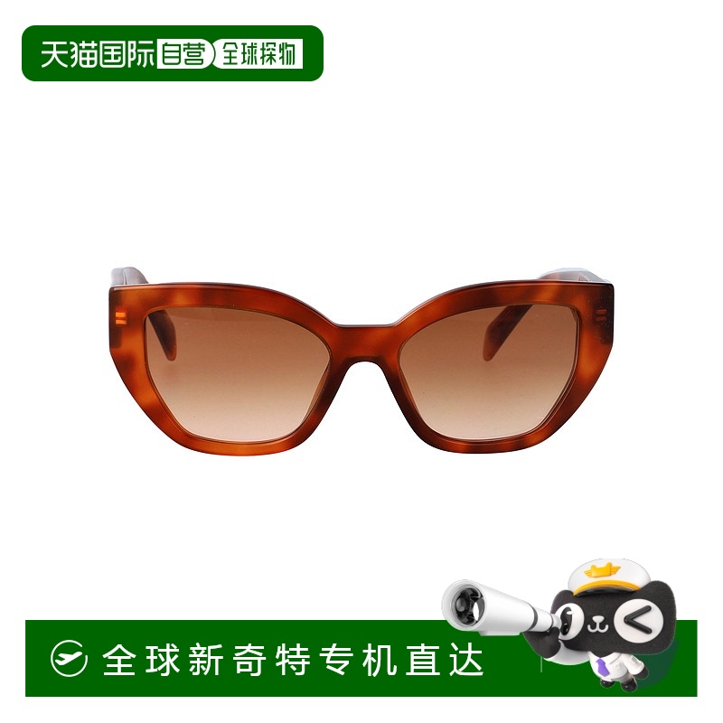 1h可退 香港直邮PRADA 女士太阳镜 0PRA09S11P70E SS2025 褐色 0P
