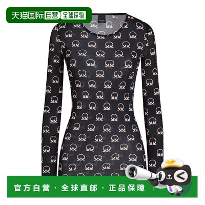 1h可退 香港直邮Pinko 品高 女士 T恤 black黑色 舒适时尚