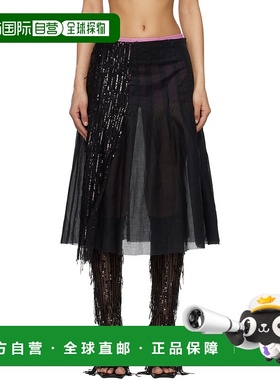 1h可退 香港直邮潮奢 Edward Cuming 女士 黑色 Dripping Pleat A