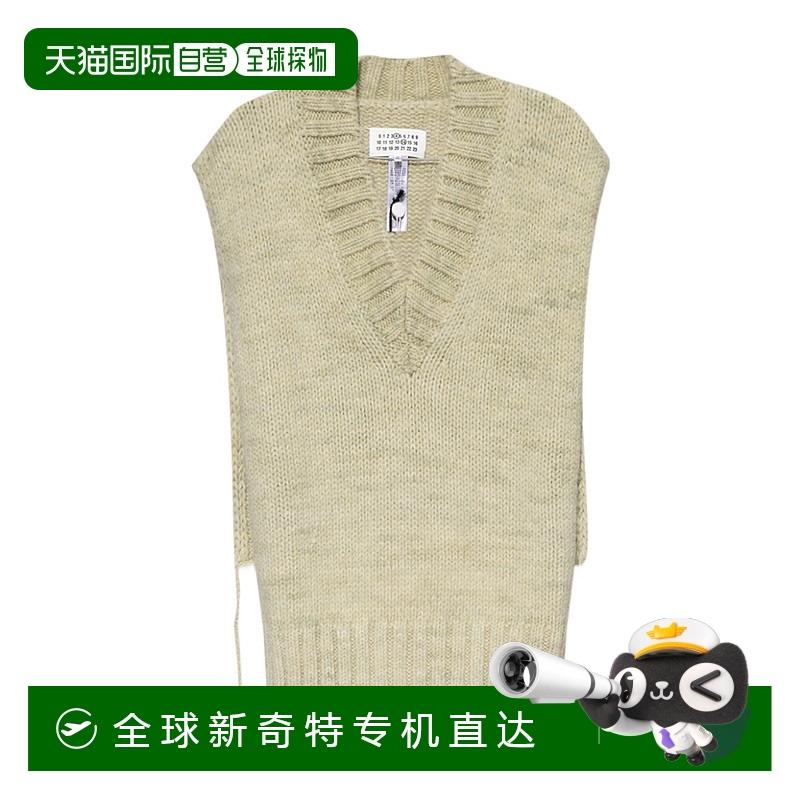 香港直邮Maison Margiela V领无袖针织背心 SI0TH0001S17802短袖