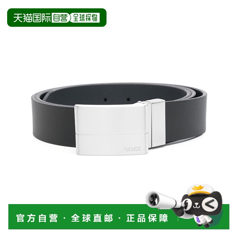 1h可退 欧洲直邮hugo boss 男士 腰带牛皮皮带裤子休闲百搭商务