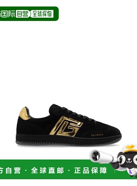 香港直邮BALMAIN 女士运动鞋 DN1VI735LBGSEAD AW2024 黑色 Low T