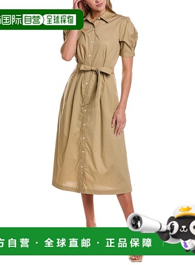 自营J.McLaughlin Maynard Dress - khaki 美国奥莱直发