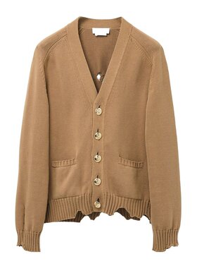 alexandermcqueen亚历山大麦昆男士仿旧骷髅开衫