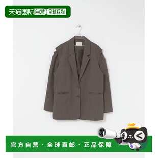 1h可退 日本直邮LAATO 女装 宽松版型 西装外套 双肩裂口设计 WB2
