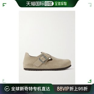 Birkenstock 勃肯 男士 1010503 香港直邮潮奢 London 绒面革木屐