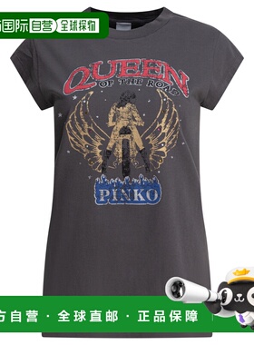 1h可退 香港直邮Pinko 品高 女士 MARRAKECH T恤 104603A2DAI63GR
