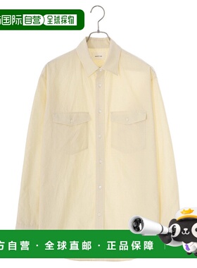 1h可退 日本直邮PORT BY ARK男士轻盈丝光棉长袖衬衫 PO15SH002