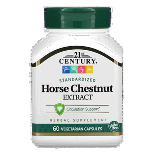 香港直发21st Century七叶树提取物专利助健康膳食补充剂60粒胶囊