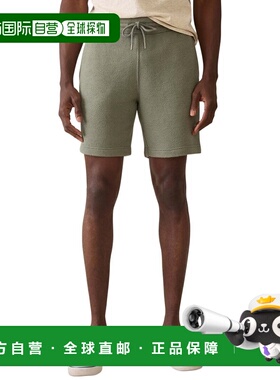 自营Faherty Whitewater Sweatshort - green 美国奥莱直发