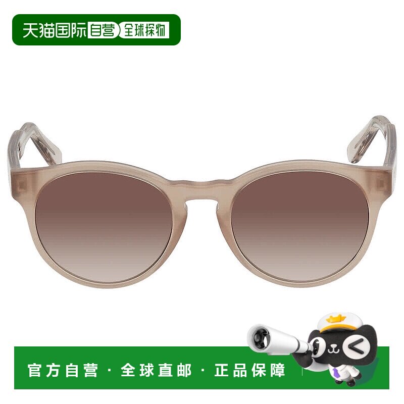 自营Salvatore Ferragamo Brown Teacup Ladies Sunglasses SF106 - 实物图