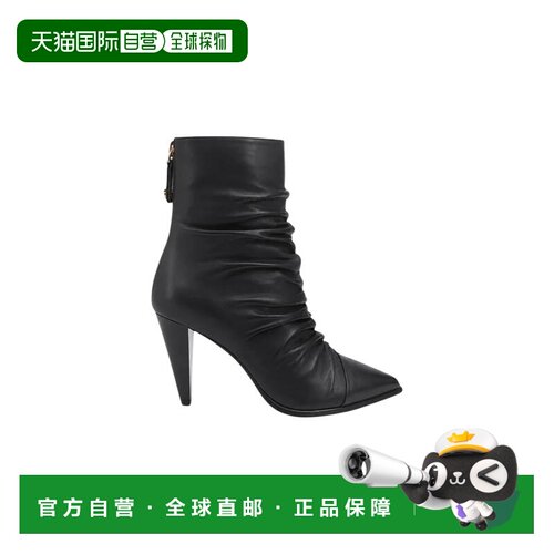 香港直邮PINKO 女士靴子 SD0587P003Z99 AW2026 黑色 拉链短靴