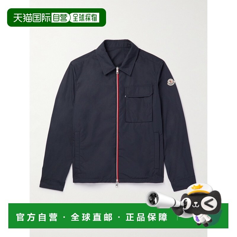 1h可退 香港直邮Moncler 盟可睐 男士 Epte Logo-Appliqued 紧身,男装,夹克,淘宝优惠券,粉丝福利购,淘宝优惠卷