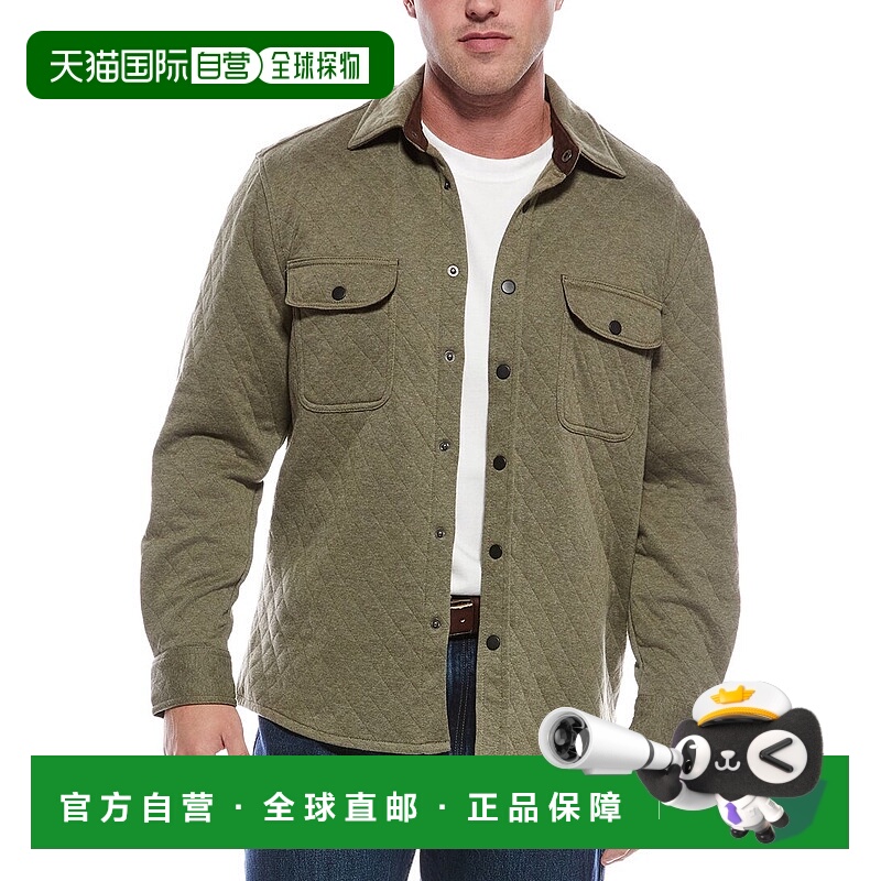 自营Vintage 1946 Diamond Quilted Shirt Jacket - green 美国奥