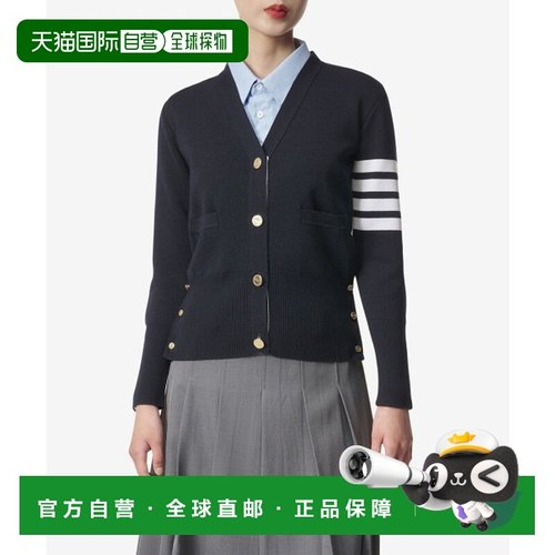 韩国直邮THOM BROWNE 女士毛针织衫FKC207A00014415SS25羊毛开衫