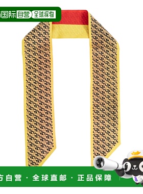 香港直邮TORY BURCH 女士围巾 1808950700 SS2026 黄色 Silk scar