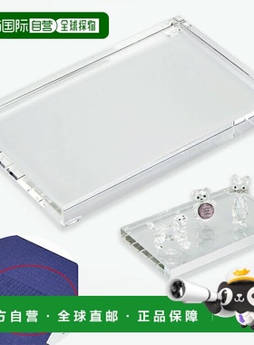 日本直邮施华洛世奇水晶底座 L 大号水晶底座室内装饰物件小雕像