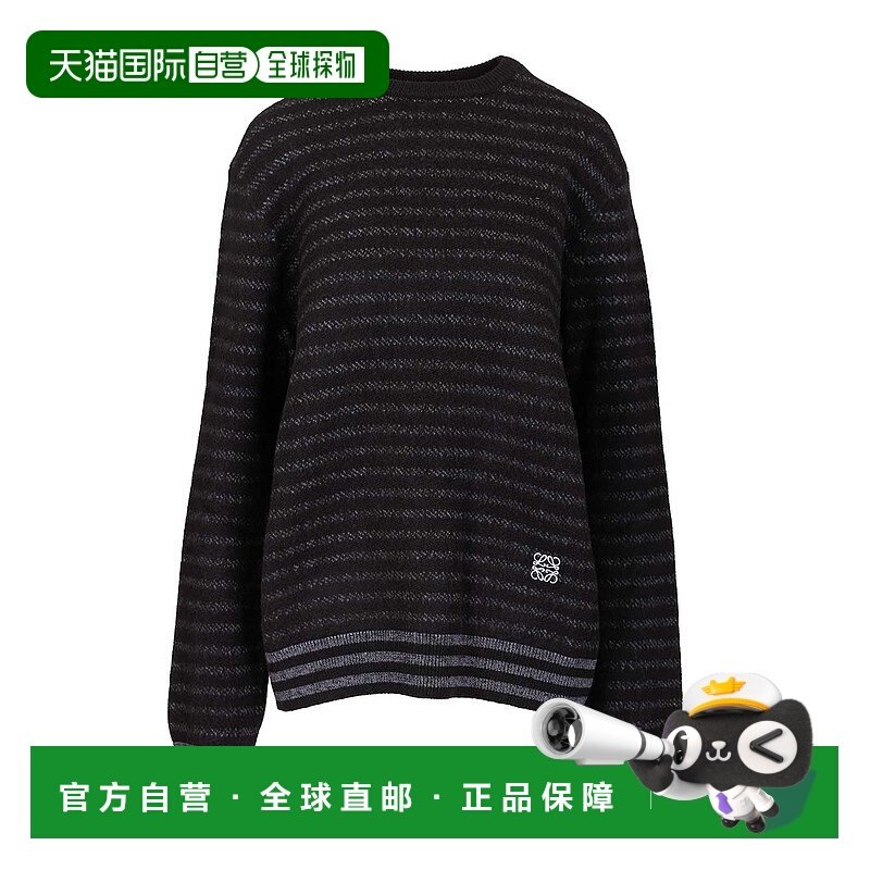 香港直邮LOEWE 男士针织衫 H526Y14KMA9602 AW2025 蓝色 Wool Swe
