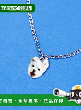 韩国直邮WAIKEI韩国小众设计师狗狗图案时尚日常项链YK23HSAC05