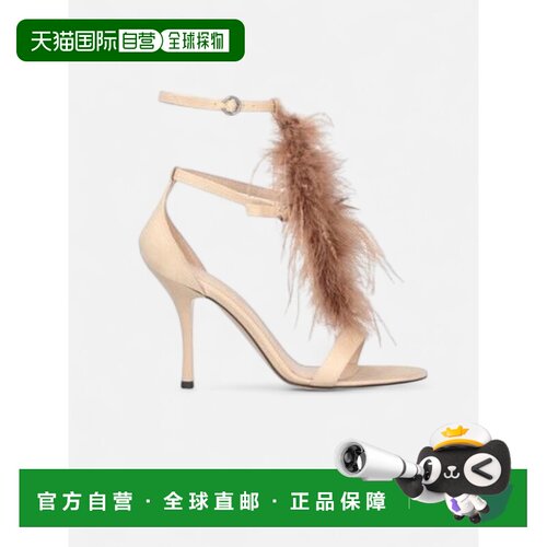 1h可退 香港直邮PINKO 女士高跟鞋 SD0007T001W4EW4E SS2024 米白