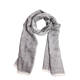 自营Gucci古驰女士围巾羊毛真丝舒适独特时尚 BMJIN 百搭260987