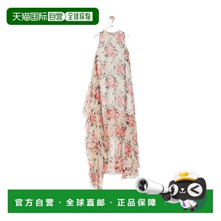 S540Y09XRS长裙罗意威丝绸 连衣裙 香港直邮Loewe 圆领无袖