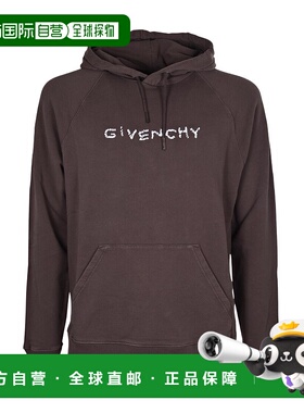 香港直邮Givenchy 徽标连帽卫衣 BMJ02630AF纪梵希