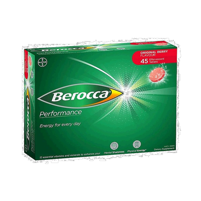 berocca拜耳泡腾片果味复合维生素补充VC营养45片维生素c补充剂