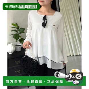 1h可退 日本直邮prose verse 女装 拼色层叠长T恤 PVZ1061106A000