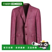 康钠丽 red红色 男士 香港直邮Canali 西装 外套 舒适时尚