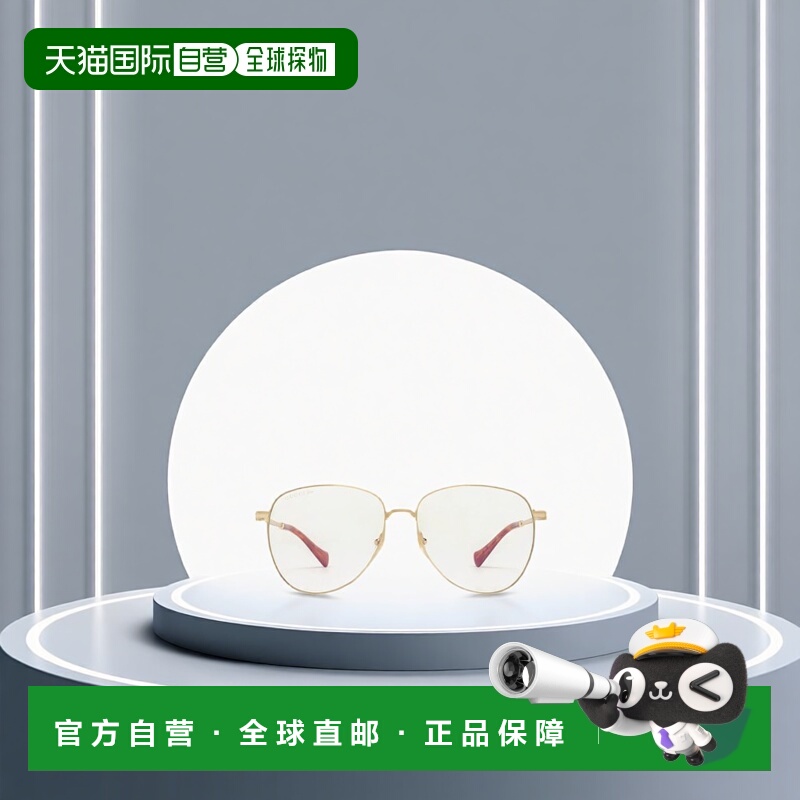 自营Gucci 金属框太阳镜 GG1419S古驰正品百搭显脸小高级感