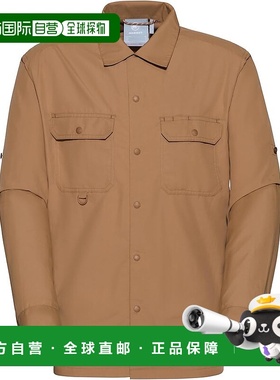 【日本直邮】猛犸象 长袖衬衫 亚洲版男款 陶土灰色 1015-01630