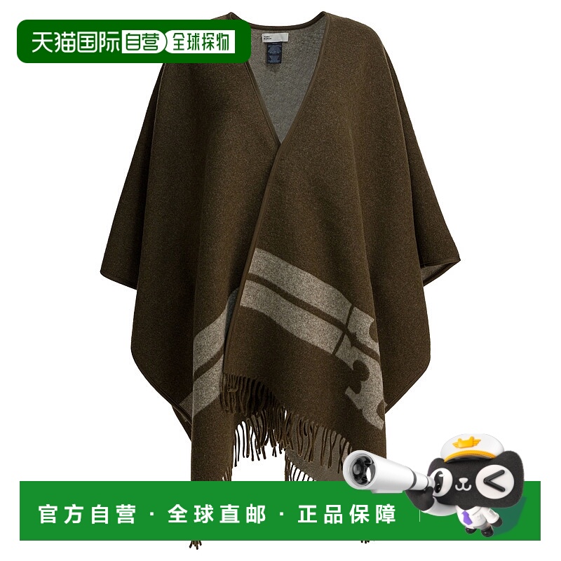 1h可退 香港直邮TORY BURCH 女士围巾 171968207BROWN SS2026 棕