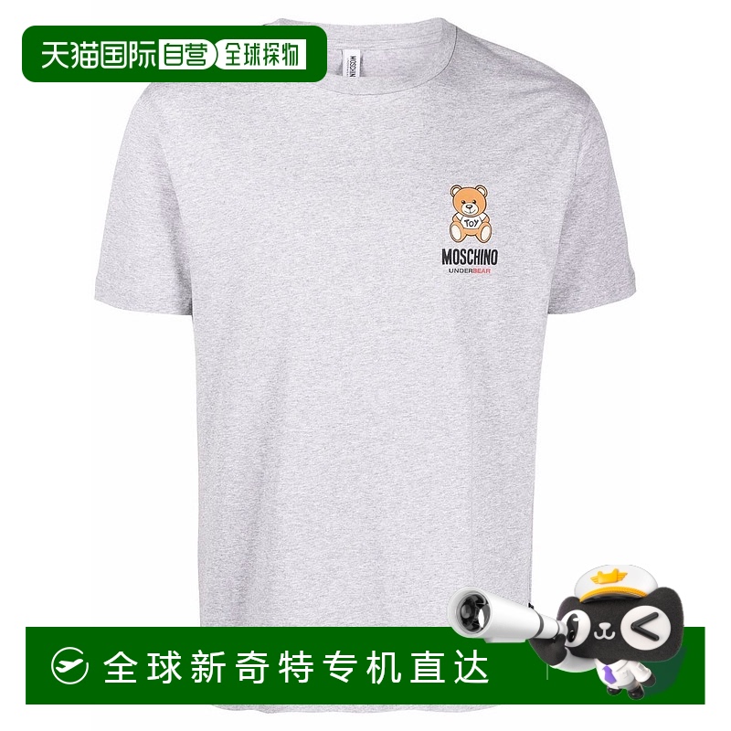 香港直邮MOSCHINO 男士T恤 A192481030489 AW2023 白色 MOSCHINO