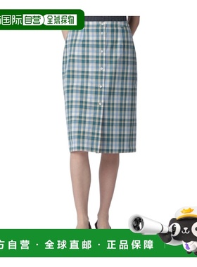 1h可退 香港直邮Prada 格纹铅笔裙 P122IR171DOOO