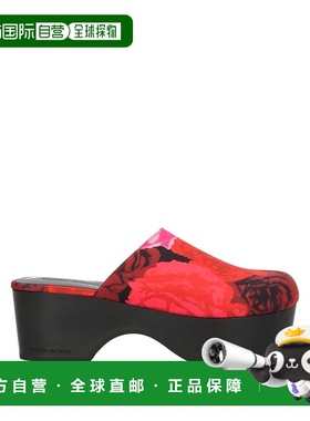 香港直邮magda butrym 女士 Mules 木屐 red红色 舒适时尚