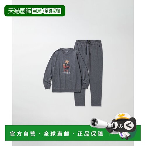 日本直邮Ralph Lauren 迷你法式毛圈睡衣套装 假日熊 RM8 C502