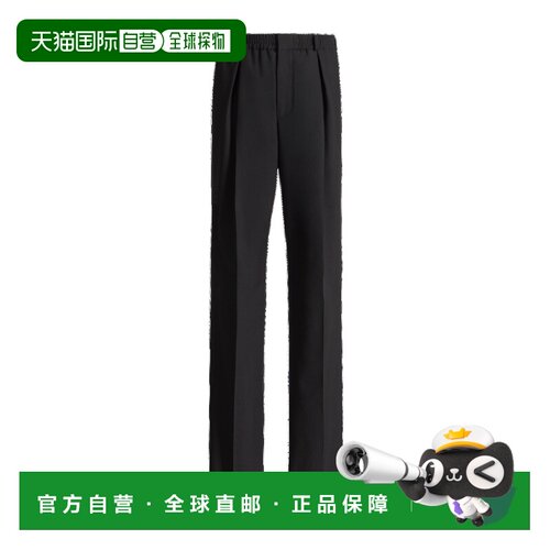 香港直邮BALMAIN 男士休闲裤 HH1PO132WD490PA AW2026 黑色 松紧