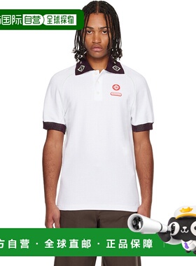 1h可退 香港直邮Casablanca 男士 白色 Polo 衫 MAW25JTP43501