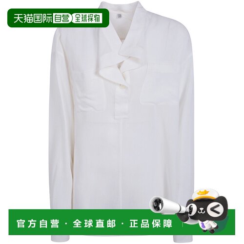 欧洲直邮TOTEME 女士衬衫 262WRT0675FB0480106 S【付后1h可退】