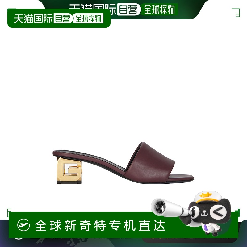 香港直邮Givenchy G Cube高跟凉鞋 BE3082E1Q4纪梵希金色
