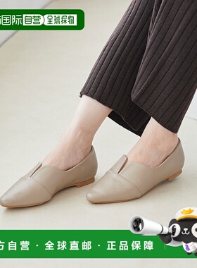 【日本直邮】Menue menue 休闲 (1034 Greige pu)女鞋单鞋一脚蹬