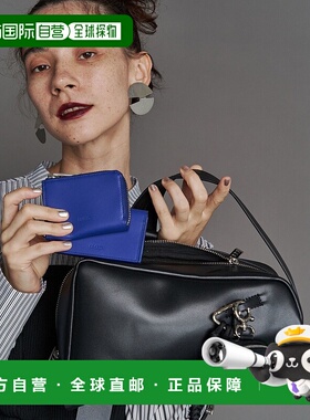 1h可退 日本直邮UN3D. 女士迷你蓝色牛皮钱包 522511000201