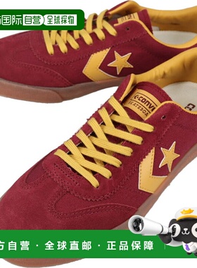 日本直邮Converse Road Classic Skate Ox 运动鞋酒红色/橙色1SE7