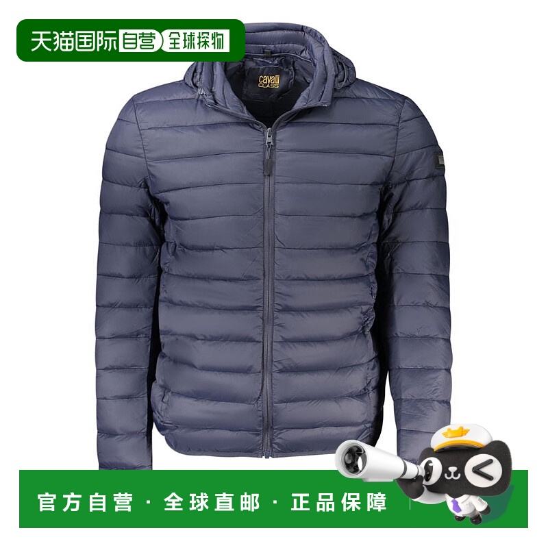 自营Cavalli Class Polyester Men Men's Jacket - blue 美国奥莱