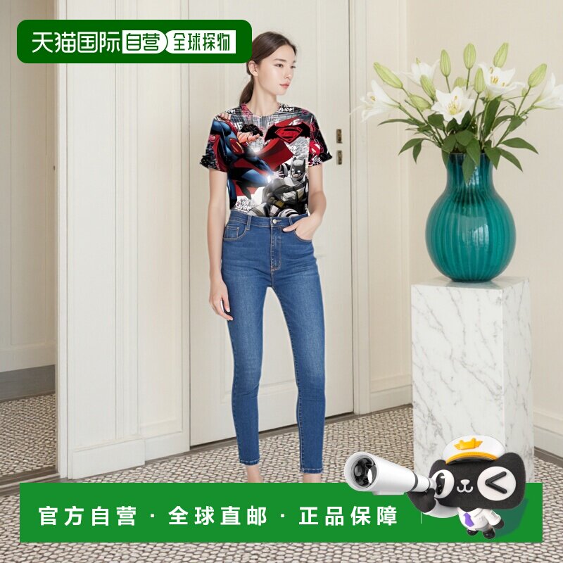 自营 gildan蝙蝠侠大战人对决短袖成人涤纶圆领 T 恤/T 恤 - 白色
